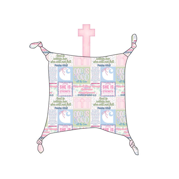Cross lovey (pink)