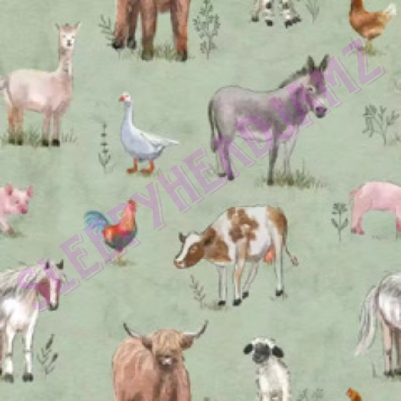 Meadow Morningz 50x50 triple layer blankyy