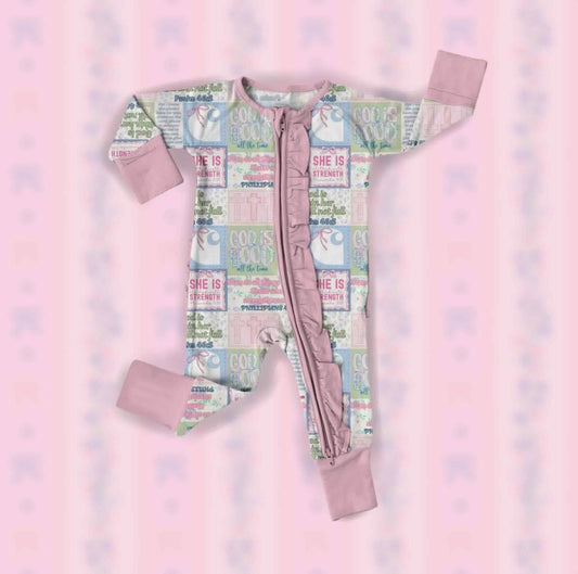 Pretty in prayer zippy